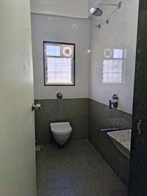 Bathroom in 2 BHK Apartment at Kharadi Gaon – for Rent