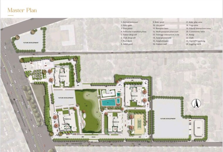 Master Plan, emaar-urban-oasis 3.5 Bedroom 2124 Sq.Ft. Apartment In Sector 62 Gurgaon 10206854