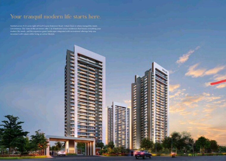 Exterior View, emaar-urban-oasis 3.5 Bedroom 2124 Sq.Ft. Apartment In Sector 62 Gurgaon 10206854