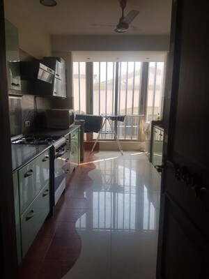 Kitchen in 4 BHK Apartment at Oberoi Crest, Khar West – for Rent