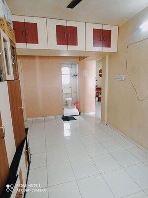 Bathroom in 2 BHK Apartment at Shraddha Garden, Pimpri – for Rent