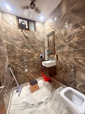 Bathroom in 2 BHK Builder Floor at Tilak Nagar – for Sale