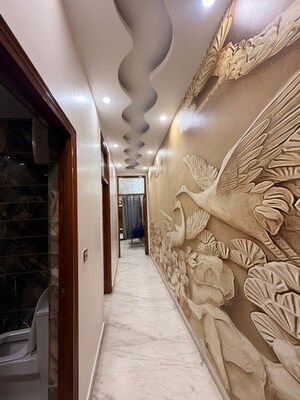 Staircase in 2 BHK Builder Floor at Tilak Nagar – for Sale