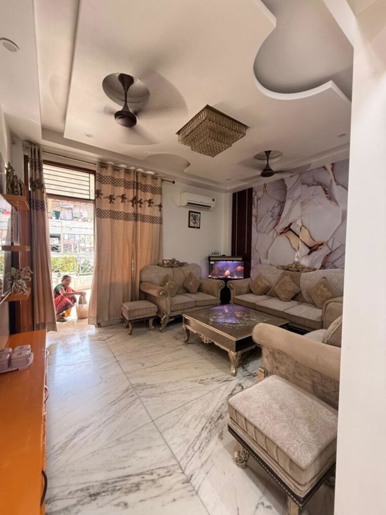 Living Room, tilak nagar 2 Bedroom 900 Sq.Ft. Builder Floor In Tilak Nagar Delhi 10213397