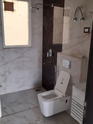 Bathroom in 4 BHK Builder Floor at Ansal API Esencia, Sector 67 – for Rent