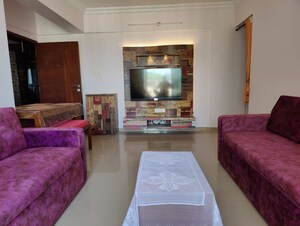 Living Room in 1 BHK Apartment at Mantri Serene, Goregaon East – for Rent
