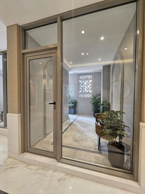 Building Lobby in 3 BHK Apartment at Lodha Bellagio, Powai – for Rent