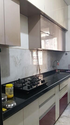 Kitchen in 3 BHK Apartment at Larkins Pride Palms, Kolshet Road – for Rent