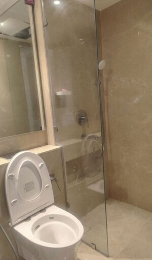 Bathroom in 3 BHK Apartment at Hiranandani Highland, Powai – for Rent