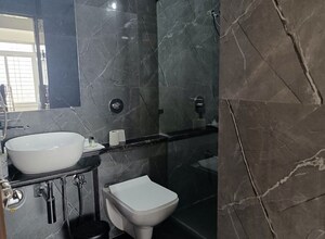 Bathroom in 2 BHK Apartment at Lake View Apartments Powai, Powai – for Rent