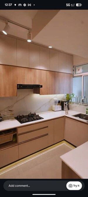 Kitchen in 3 BHK Apartment at Krisumi Waterfall Residences, Sector 36a – for Rent