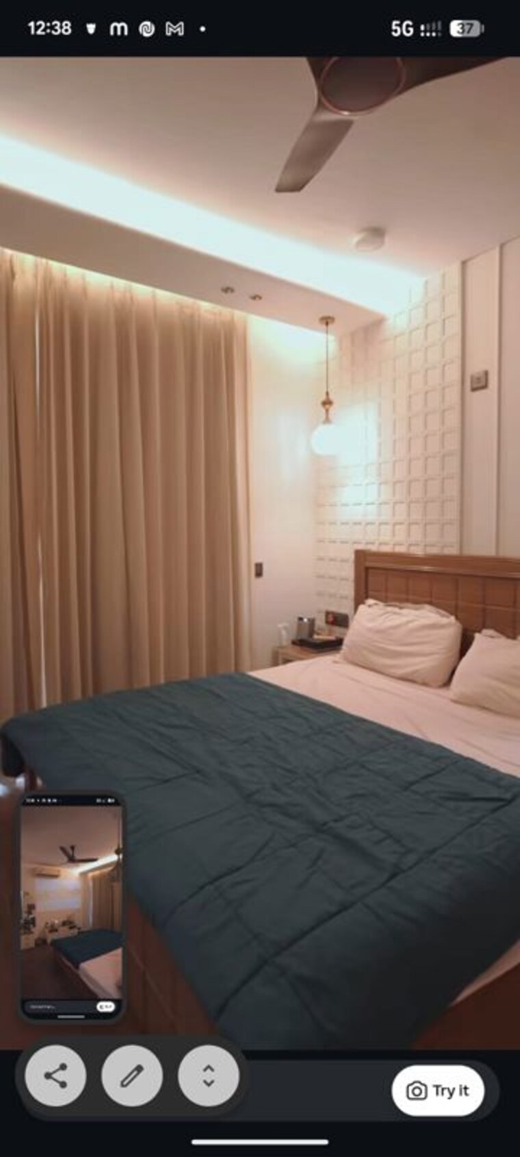 Bedroom, krisumi-waterfall-residences 3 Bedroom 1978 Sq.Ft. Apartment In Sector 36a Gurgaon 10213630