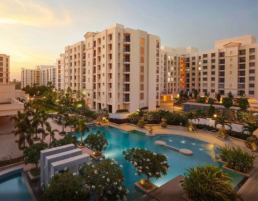 4 BHK + Pooja Room,Servant Room 2433 Sq.Ft. Apartment in Hiranandani Westgate