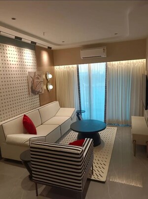 Living Room in 2 BHK Apartment at Tharwani Majestic Towers, Kalyan West – for Rent