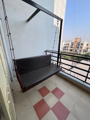 Balcony in 2.5 BHK Apartment at Vrindavan Elegance, Wakad – for Rent