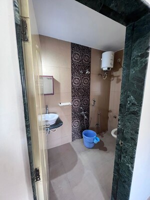 Bathroom in 2.5 BHK Apartment at Vrindavan Elegance, Wakad – for Rent
