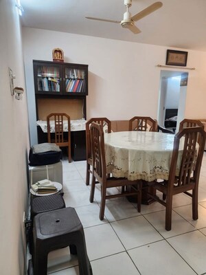 Dining area in 3 BHK Apartment at Clover Village, Wanowrie – for Rent