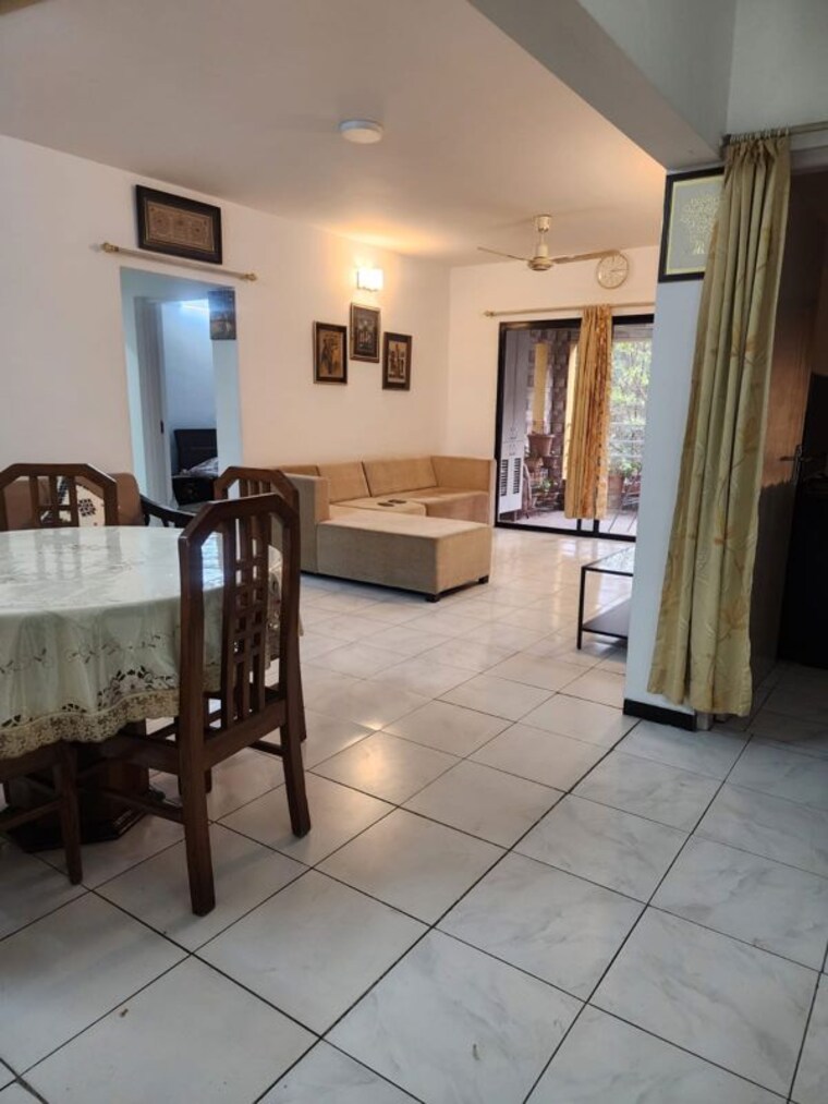 Living Room, clover-village 3 Bedroom 1600 Sq.Ft. Apartment In Wanowrie Pune 10213748