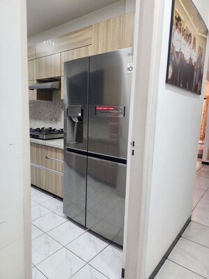 Kitchen in 3 BHK Apartment at Clover Village, Wanowrie – for Rent