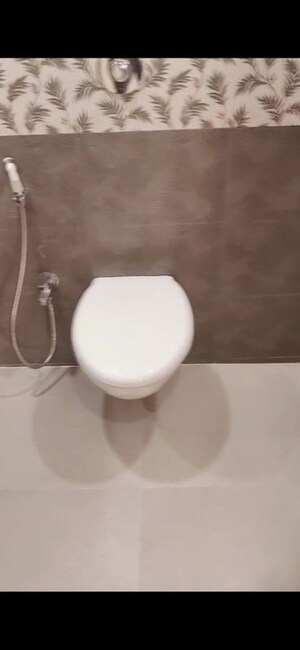 Bathroom in 2 BHK Apartment at Lotus Sky Garden, Malad West – for Rent