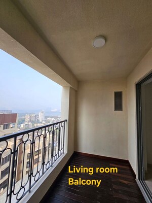 Balcony in 3 BHK Apartment at Lodha Bellagio, Powai – for Rent