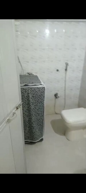 Bathroom in 2 BHK Apartment at Rutu Enclave, Kasarvadavali – for Rent