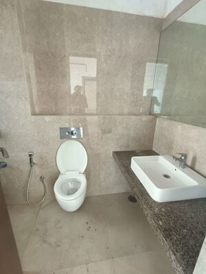 Bathroom in 2 BHK Apartment at Bhutra Mangal Karini Sky Breeze, Goregaon West – for Rent