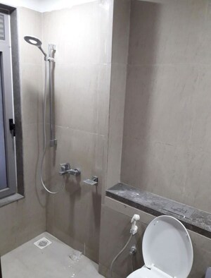 Bathroom in 3 BHK Apartment at Wadhwa The Address Boulevard, Ghatkopar West – for Rent