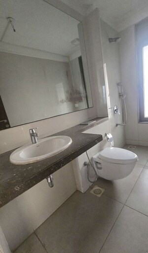 Bathroom in 3 BHK Apartment at Wadhwa The Address Boulevard, Ghatkopar West – for Rent