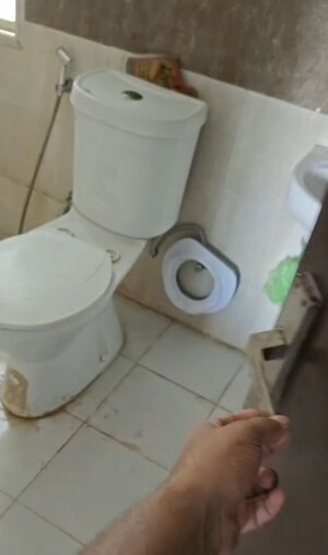 Bathroom in 2 BHK Apartment at Panchsheel Greens II, Sector 16 Greater Noida – for Rent