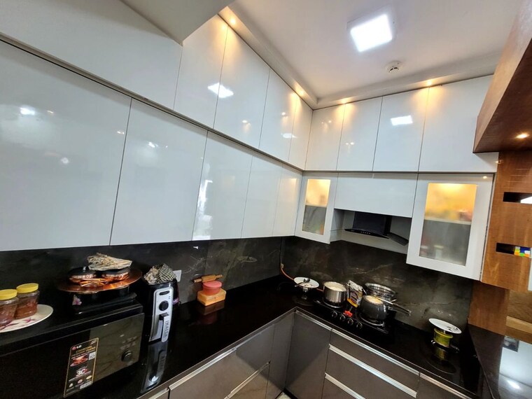 Kitchen, mahagun-mywoods 3 Bedroom 1370 Sq.Ft. Apartment In Sector 16c Greater Noida Greater Noida 10213954