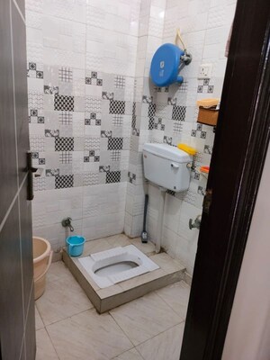 Bathroom in 2 BHK Builder Floor at Maan Heights, Gaur City 1 – for Rent
