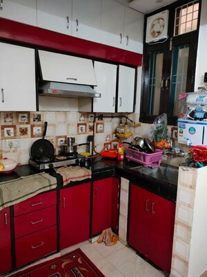 Kitchen in 2 BHK Builder Floor at Maan Heights, Gaur City 1 – for Rent