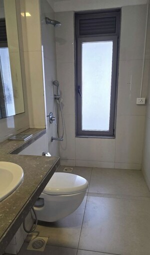 Bathroom in 3 BHK Apartment at Wadhwa The Address Boulevard, Ghatkopar West – for Rent