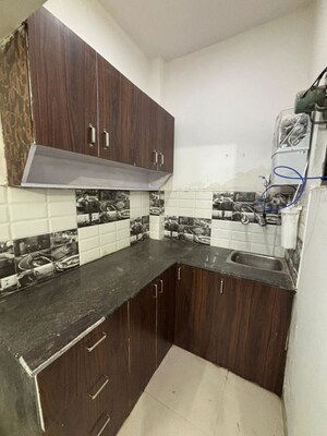 Kitchen in 1 RK Apartment at Mohit House, Sushant Lok I – for Rent