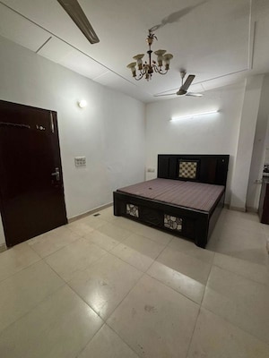 Bedroom in 1 RK Apartment at Mohit House, Sushant Lok I – for Rent