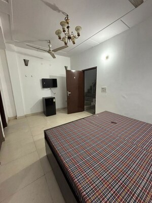 Bedroom in 1 RK Apartment at Mohit House, Sushant Lok I – for Rent