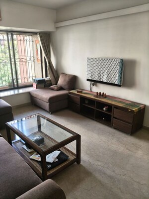 Living Room in 3 BHK Apartment at Samartha Aangan, Andheri West – for Rent