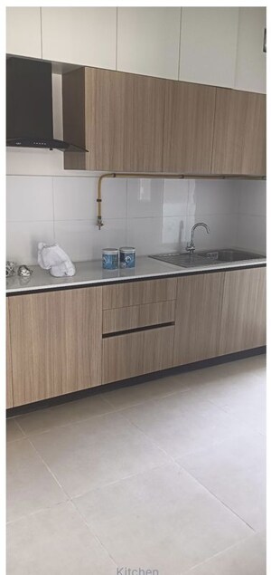 Kitchen in 2 BHK Apartment at Bhartiya City Nikoo Homes 4, Thanisandra Main Road – for Rent