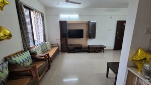 Living Room in 1 BHK Apartment at Kolte Patil Margosa Heights, Mohammadwadi – for Rent