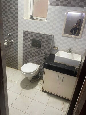 Bathroom in 2 BHK Apartment at Sikka Kimantra Greens, Sector 79 – for Rent