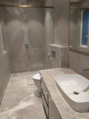 Bathroom in 3 BHK Apartment at Indiabulls Sky Forest, Lower Parel – for Rent