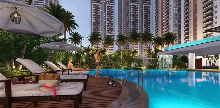 Swimming Pool, rajapushpa-provincia 2 Bedroom 1370 Sq.Ft. Apartment In Narsingi Hyderabad 10214006