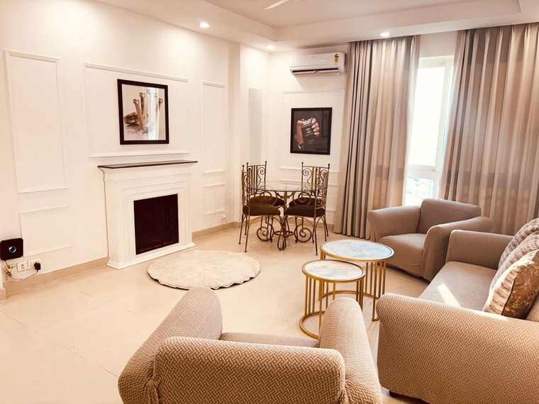 Living Room, krisumi-waterfall-residences 2 Bedroom 720 Sq.Ft. Apartment In Sector 36a Gurgaon 10214022