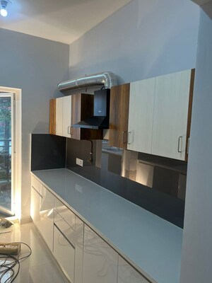 Kitchen in 3 BHK Apartment at Central Park Flower Valley Aqua Front Towers, Sohna Sector 33 – for Rent