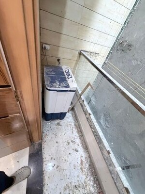 Balcony in 2 BHK Builder Floor at Dwarka Mor – for Rent