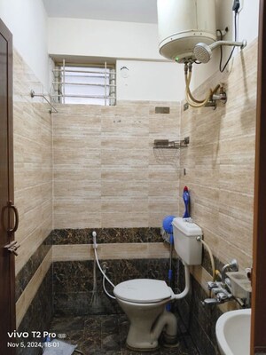Bathroom in 1 BHK Builder Floor at Hsr Layout – for Rent