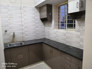 Kitchen in 1 BHK Builder Floor at Hsr Layout – for Rent