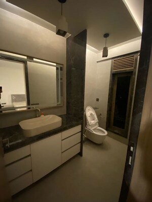 Attached Bathroom in 4 BHK Apartment at Raj Grandeur, Powai – for Rent