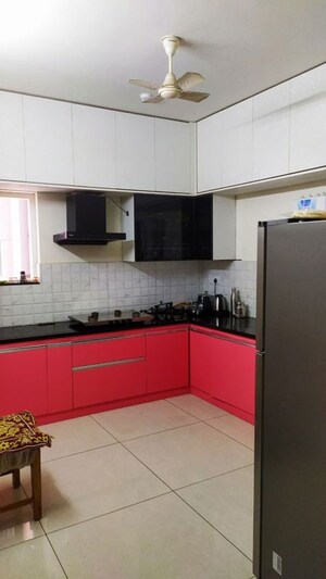 Kitchen in 3 BHK Apartment at Aparna Cyberscape, Nallagandla – for Rent